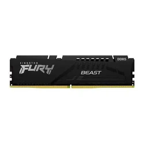 Memória DDR5 Kingston Fury Beast, 8GB, 6000Mhz, Black