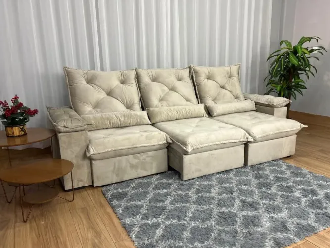 Sofa Retrátil 2,70m PORTO MADERO
