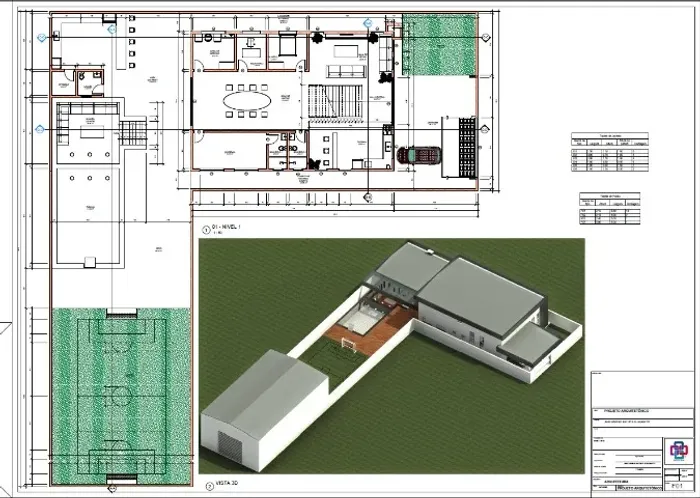 Projeto Arquitetônico + 3D por (12R$/m2) - Dentre outros