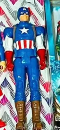 Boneco Capitão América de 30cm sem escudo