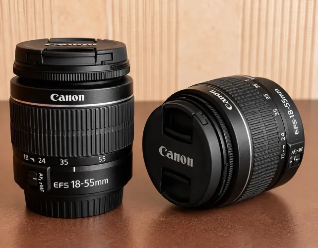 Lente canon 18/55