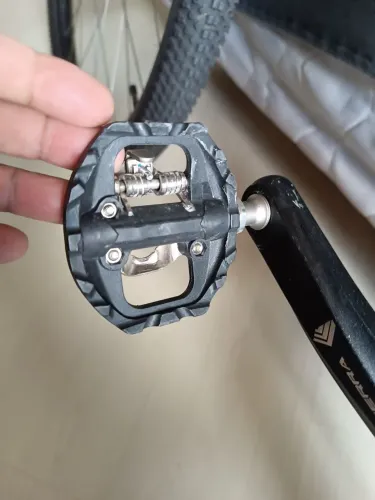 Pedal dupla face plataforma e clip