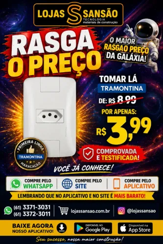 TOMADA TRAMONTINA 10A ARIA