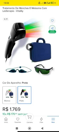 Laser Led baixa potência 