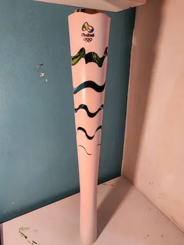 Tocha Olimpica com Câmera RIO 2016 ITEM RARO OLIMPIADAS 
