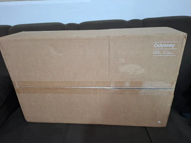 MONITOR 32" SAMSUNG ODYSSEY G5 CURVO 165HZ 1 MS HDR 10 FREESYNC NOVO LACRADO
