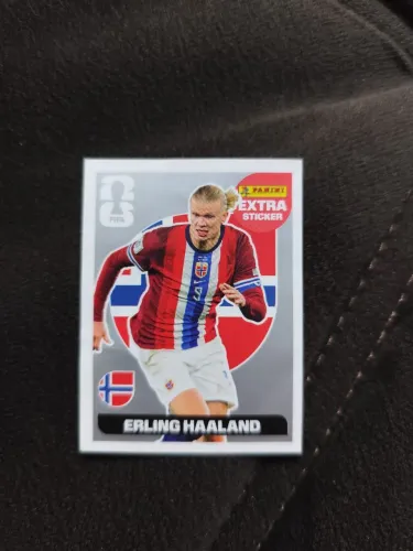 Figurinha da copa de 2026 Legend Erling Haaland prata