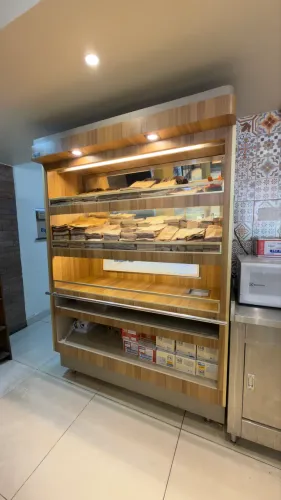 Balcão e vitrine 