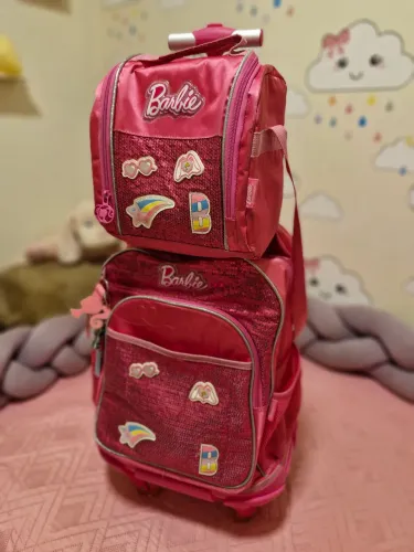 Mochila Barbie + Lancheira
