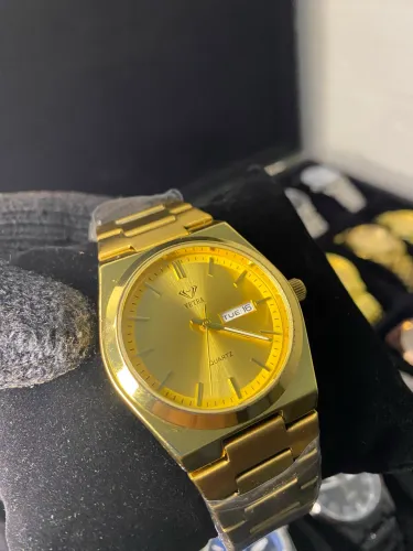 Relógio Masculino Dourado