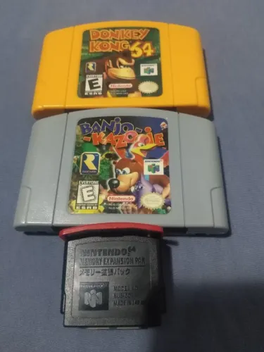 Combo Donkey Kong 64 + Expansion Pak + Banjo Kazooie