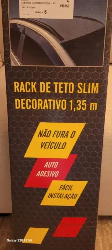 Rack de teto universal - carro