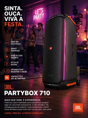Caixa de Som JBL partybox710
