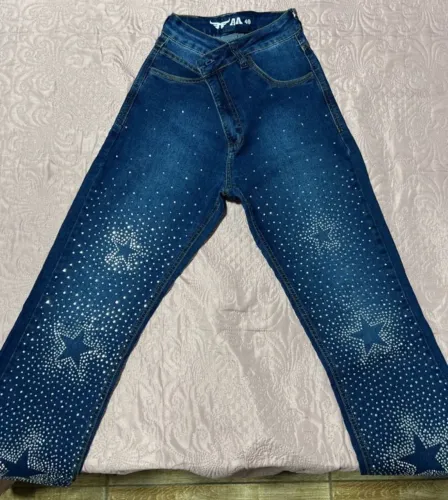 Calça Jeans Country com Brilho
