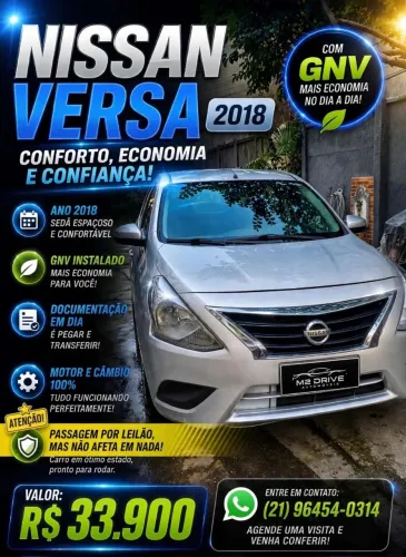 Nissan Versa 1.0 12V Flexstart 4P Mec. 2018