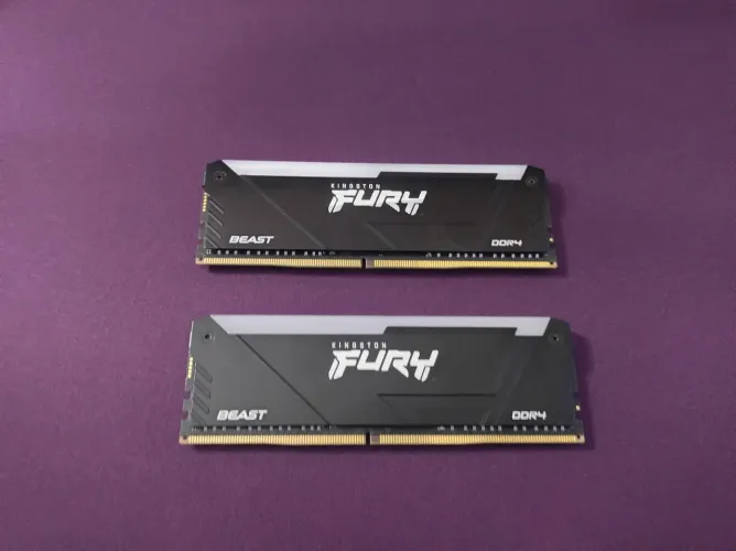 Memória RAM ddr4 Kingston Fury Beast 16GB 2x 8Gb 3600 mhz Cl 17