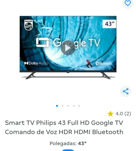 Tv 43 polegadas smart Android