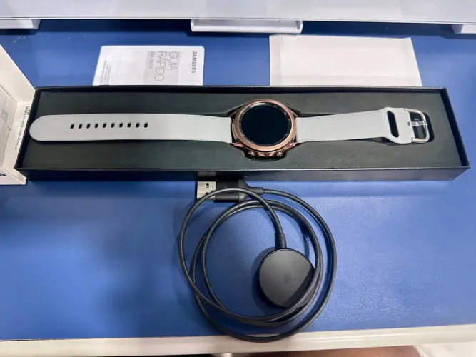 Samsung Galaxy Watch 3 41mm LTE - Mystic Bronze - Completo na Caixa