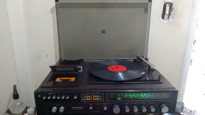 Toca Disco 3 em 1 National SS 7070 Revisado 100% Funcional