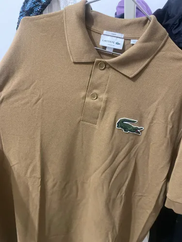 Polo lacoste big croco