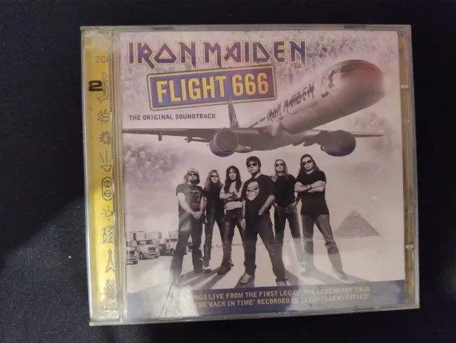 CD duplo Iron Maiden - Flight 666