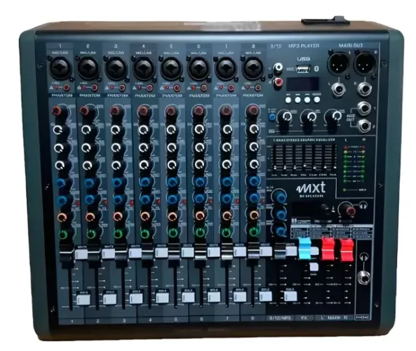 Mesa De Som Mxt 9 Canais Usb 2 Aux Mx Solo2ux9Mesa De Som Mxt 9 Canais Usb 2 Aux Mx Solo2u