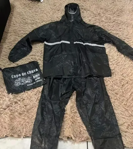 Capa de chuva calça e jaqueta