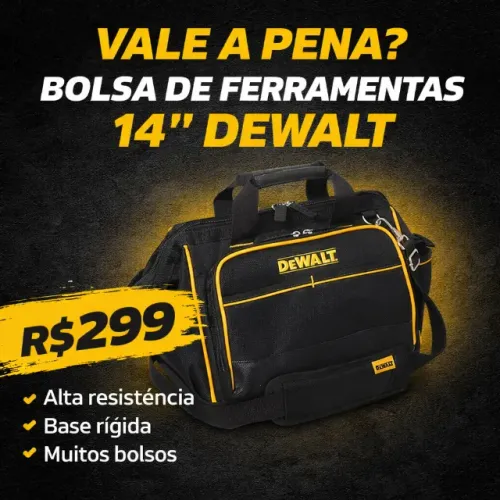Bolsa para Ferramentas Dewalt 14? 