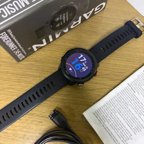 Relógio Garmin Forerunner 245 Music Seminovo Completo