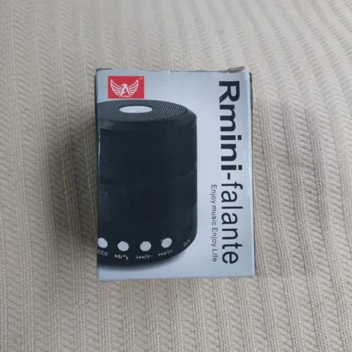 Mini Caixa De Som Bluetooth Altomex Portatil Fm Sd Usb Preta Nova Na Caixa Com Cabo USB