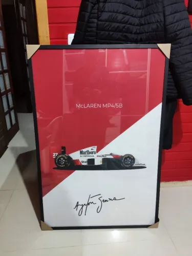 Quadro McLaren Ayrton Senna 1.20m x 0.80cm