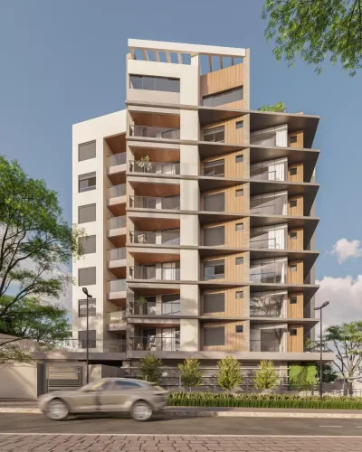 Garden de 125m2, entrega 2026! Unidade no segundo pav, duas suítes! Frente rua