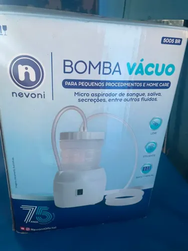 Bomba Vácuo Aspirador Cirúrgico Nevoni 5005BR - Semi Nova