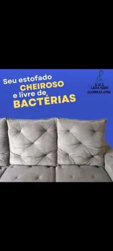 Higienização a seco de estofados em geral.