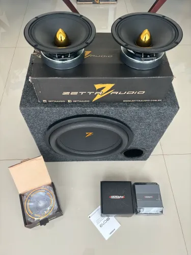 Kit completo Zetta - Som Automotivo Novo