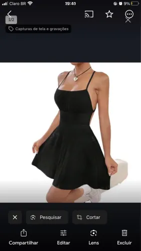Vestido pretoM novo