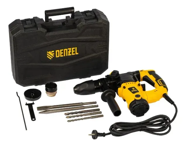 MARTELETE PERFURADOR E ROMPEDOR RHV1100-26, SDS-PLUS, 1100W, 4J, 3 MODOS, 220 V//DENZEL