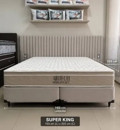 Cama super King Ortobom Mola Ensacada