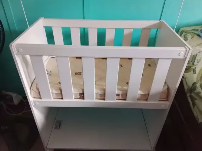 Mini berço com colchão