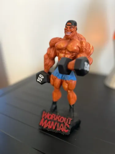 Boneco Musculação Workout Maniac