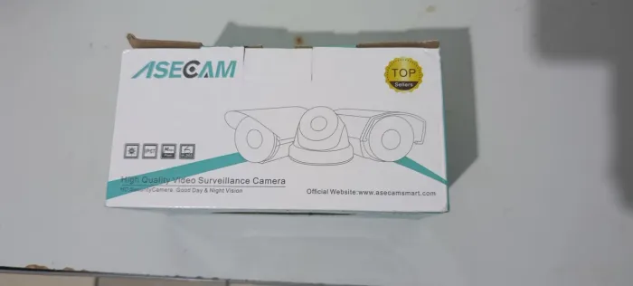 câmera de vigilância de vídeo da marca ASECAM (proteção IP67 e visão diurna/noturna)