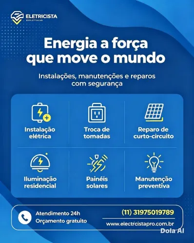 Eletricista e pequenos reparos