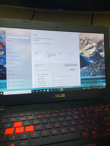  Ac oferta ou troca Notebook gamer pra peças ou concerto dos de um tempo desliga sozinho 