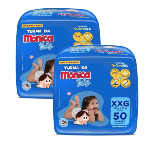 Fralda Turma da Mônica XXG