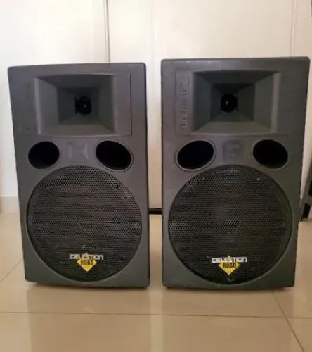 Kit Som Profissional Caixas Celestion + Potencia Amplificador