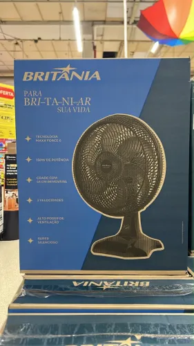 Ventilador Britânia novo - R$ 210,00