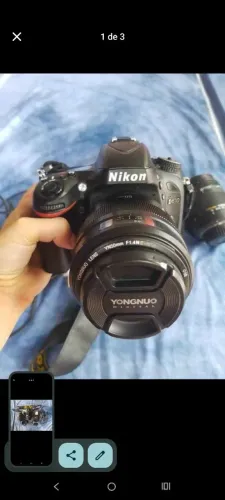 Câmera Profissional Nikon D 610 mais acessórios 