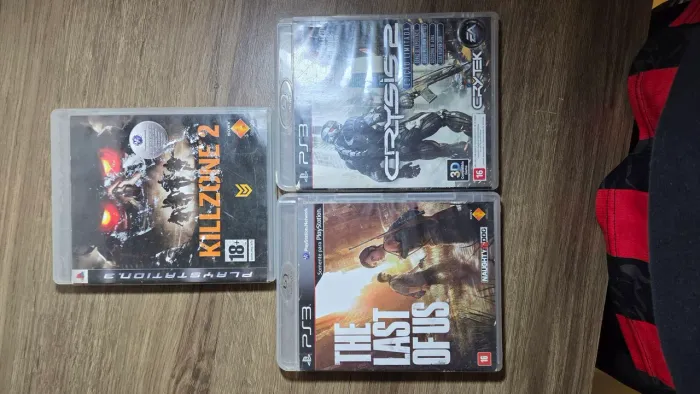 Jogos PS3 - Killzone 2/Crysis 2/The Last of Us
