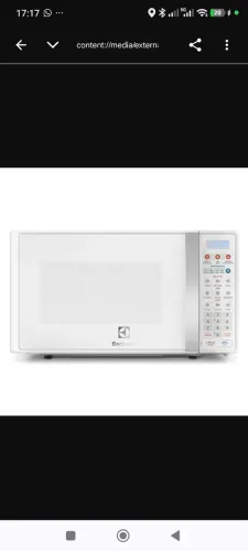 Microondas Electrolux 21L - 127v + Novo + Nota + 1 Ano Garantia+ Cartão 12X!!  