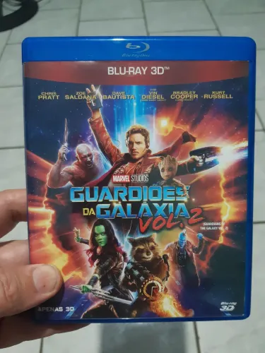 Bluray GUARDIÕES DA GALAXIA Vol 2  3d